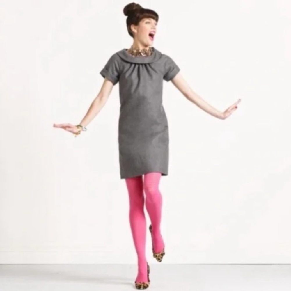 Kate Spade Riley Grey Wool Shift Dress